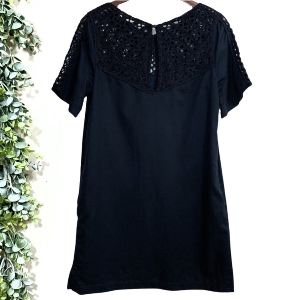 Maeve crochet anthropologie shift dress